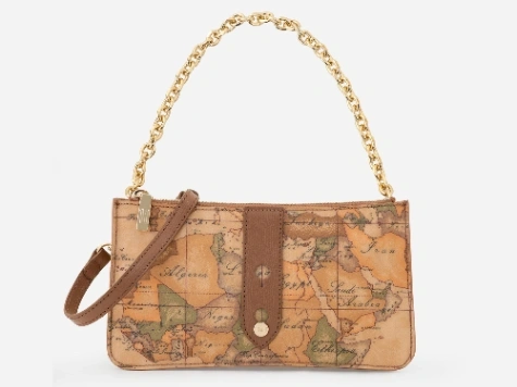 Escape Geo double pouch Tan