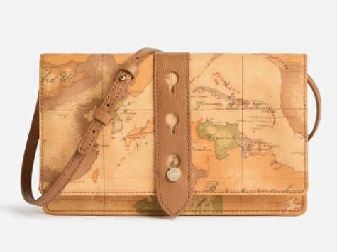 Escape Geo pouch with flap Tan